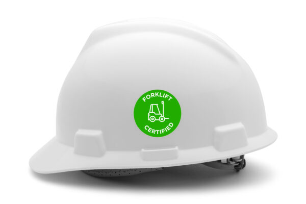 Forklift certified GREEN Forklift certified GREEN